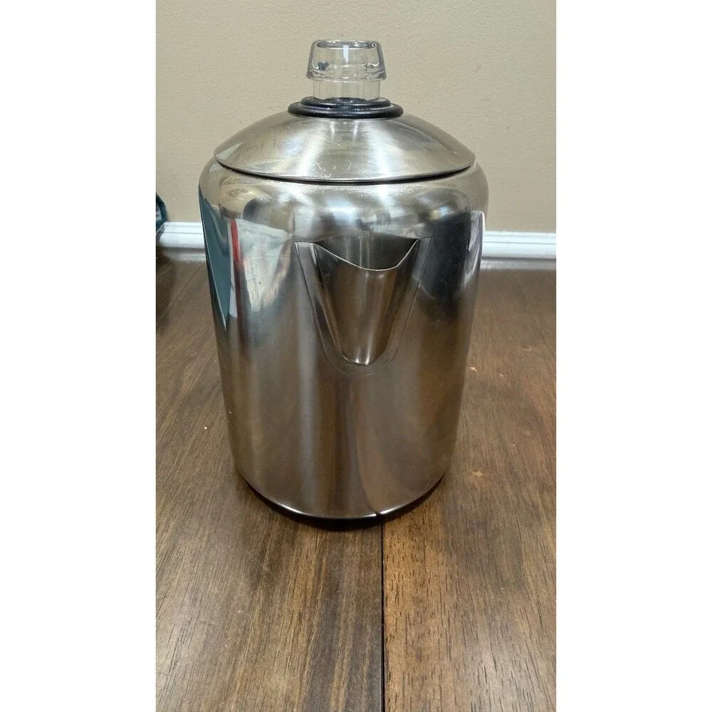 Farberware Yosemite Stainless Steel 8 Cup Stovetop Coffee Percolator